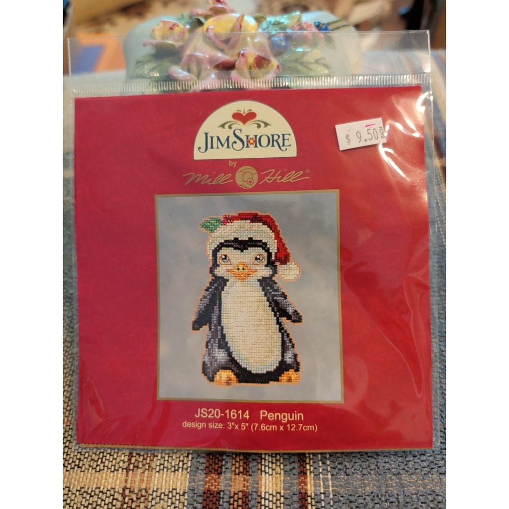 New Mill Hill Beaded Kit Jim Shore JS20-1614 Penguin